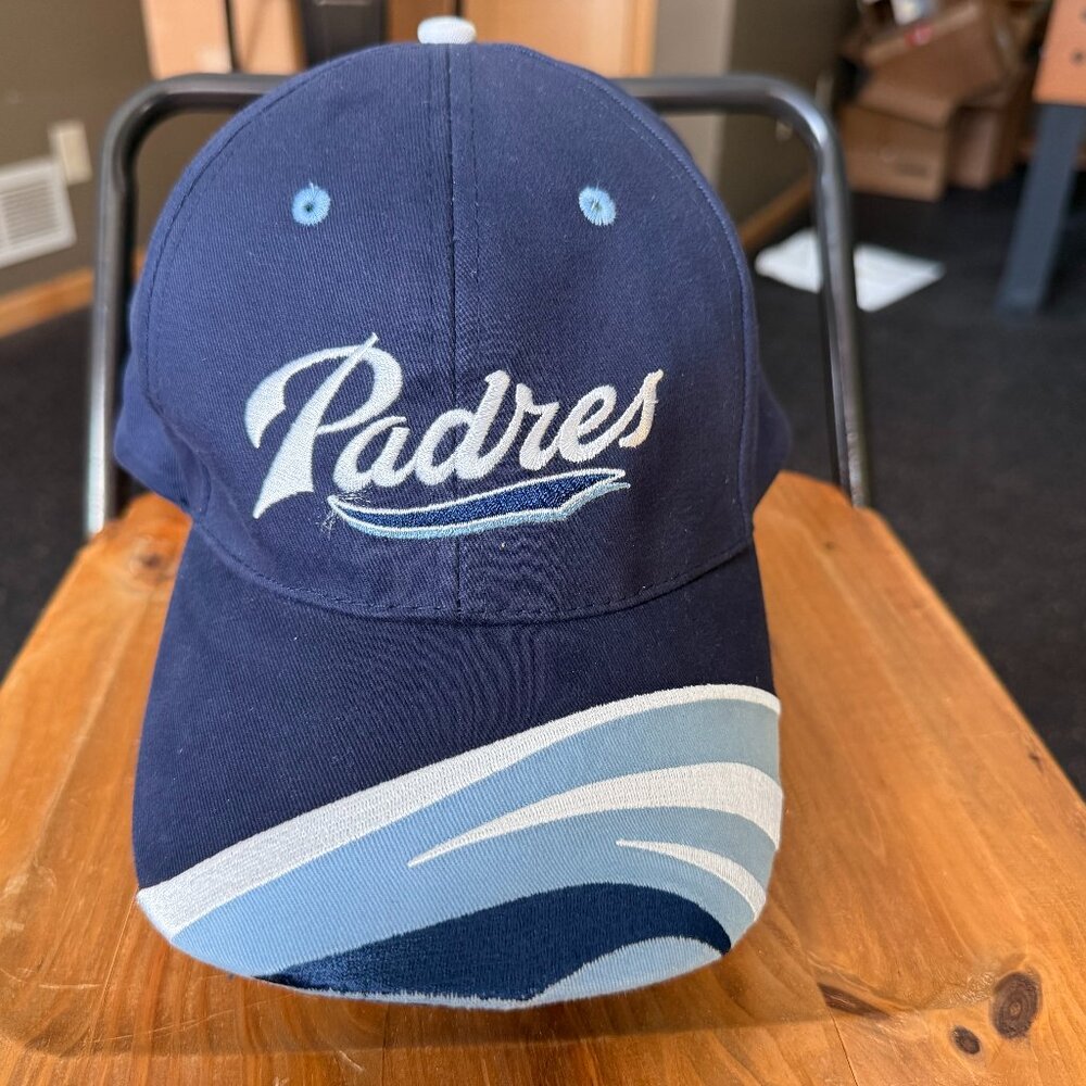 San Diego Padres baseball cap is a vintage promotional giveaway item from the ea